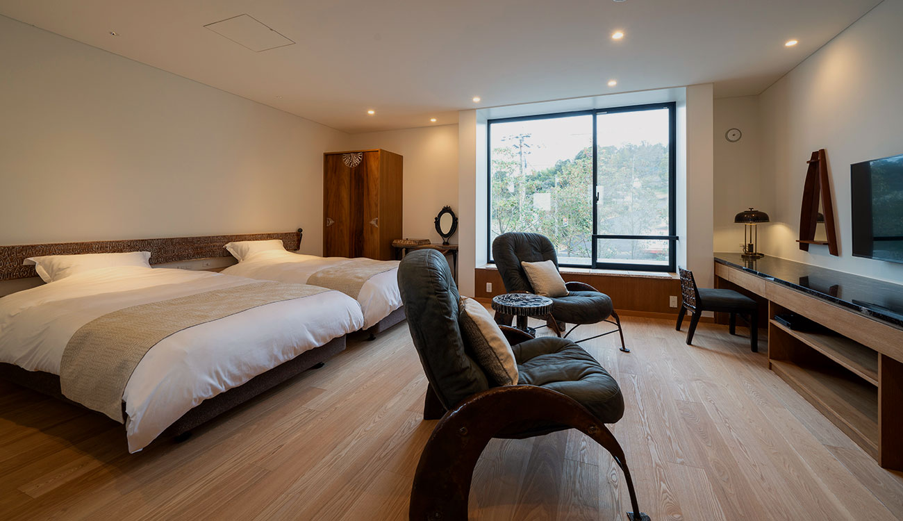 全室源泉かけ流し温泉付き客室